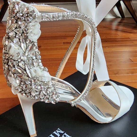Badgley Mischka Wedding Shoes - Picture 1 of 5